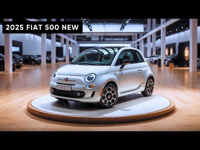 2025 Fiat 500 New Design Revealed - Small and Compact!