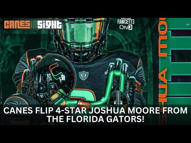 LIVE Instant Reaction: WR Joshua Moore FLIPS to Miami!