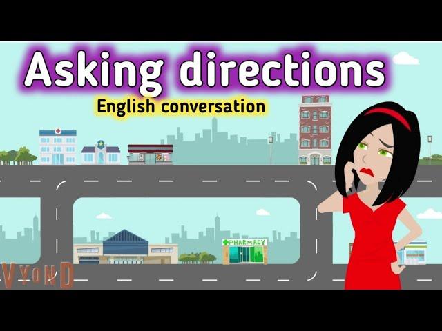 Asking and giving directions in English | English conversation | Learn English | Sunshine English