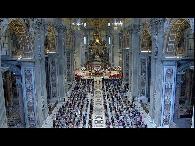 Holy Mass with Pope Francis on Pentecost Sunday, from St. Peter's Basilica 23 May 2021 HD