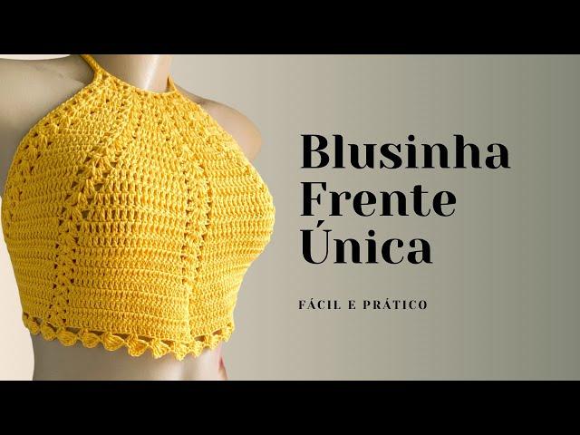 Blusinha de crochê para iniciantes/ Crochet blouse for beginners ​⁠@Marcosjuniorcroche