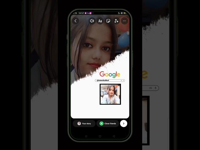Best insta story editing tricks | Google story ideas| #google #instastory #shortvideo #editing