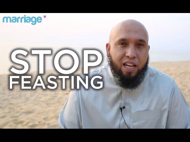 Stop Feasting & Strive as a Couple to Please Allah - Tariq Appleby