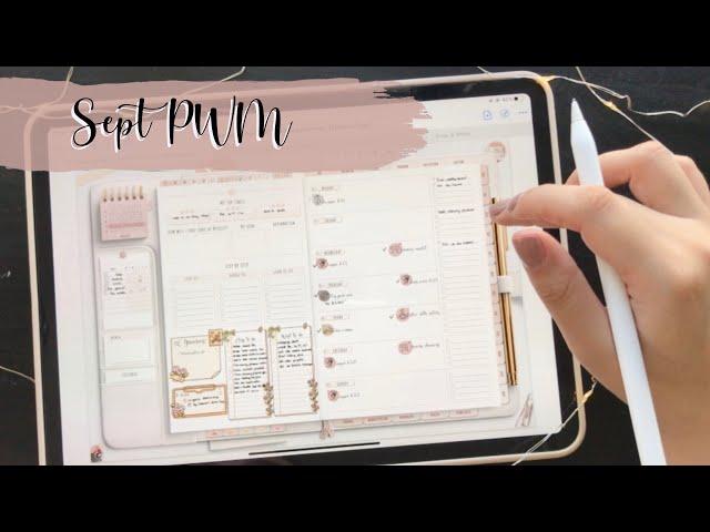  September Digital Plan With Me  Functional Planning with the iPad Pro and GoodNotes