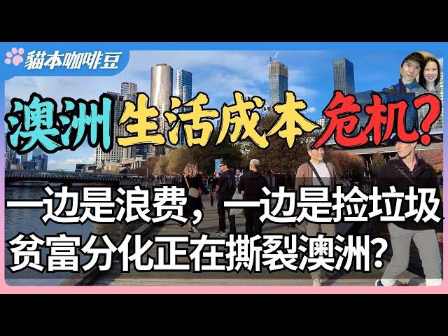 2025年的澳洲，为什么还有人吃不起饭？从精致生活到精打细算，澳洲人正被生活压垮 | 年轻人为什么选择翻垃圾箱而不是点外卖？| 澳洲与新西兰移民生活深度分享 | 猫本咖啡豆
