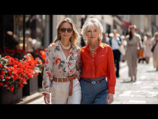 Street Style for Women Over 50 | Best Seasonal Outfits.  Elegant London