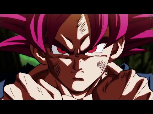 GOKU BECOMES SUPER SAIYAN GOD IN TOURNAMENT OF POWER