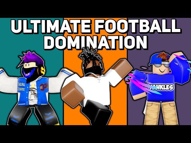 WE DOMINATED THE PARK!! ft. @JuicyJohn @Number1YankeeFan (Ultimate Football ROBLOX)