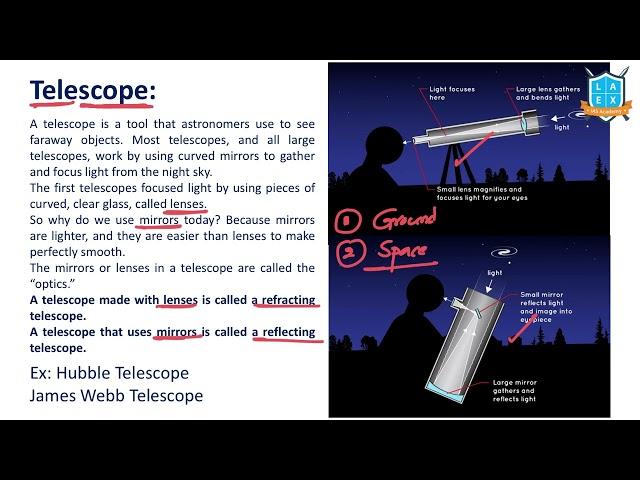 What is a Telescope ? || Telescope అంటే ఏమిటి? || La Excellence