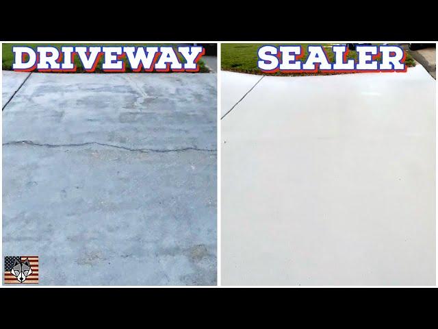 Seal Your Driveway With Ease | Tinted Concrete Sealer