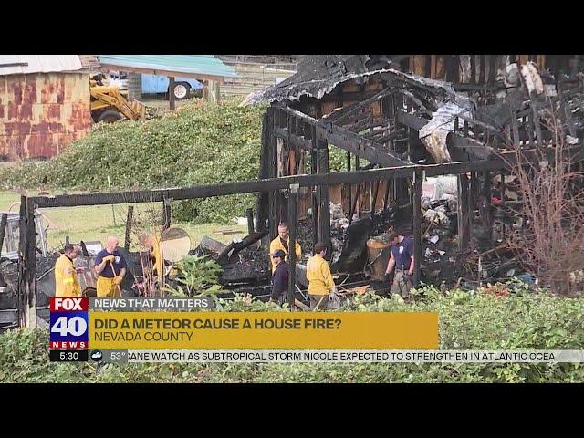 Meteorite possibly hit, burned down home in Penn Valley