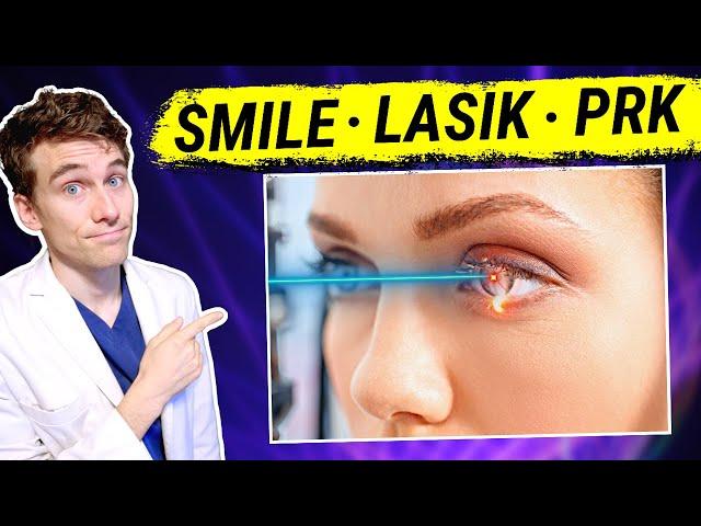 Should You Get SMILE, LASIK, or PRK Eye Surgery?