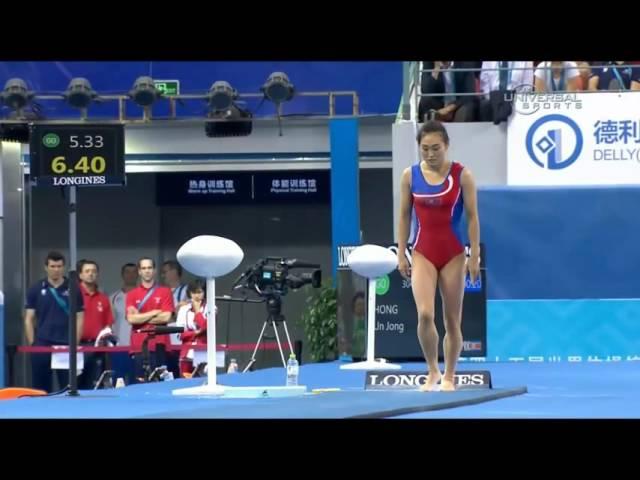 Hong Un Jong becomes Vault World Champion   Universal Sports