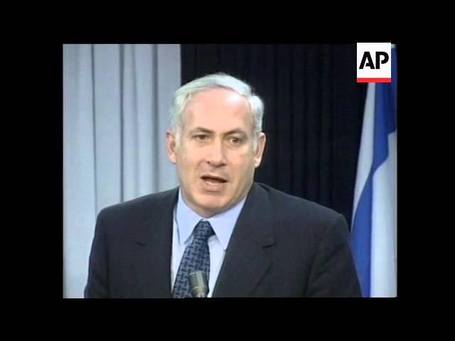 Middle East-Christopher meets Netanyahu and Arafat