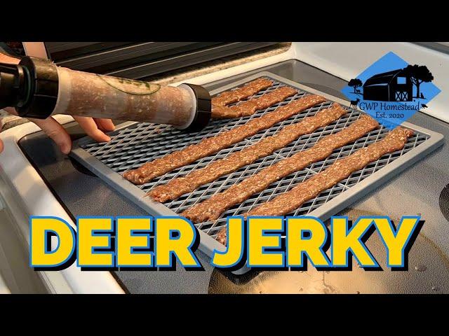 Ground Venison Jerky // Make Deer Jerky with Jerky Gun, Dehydrator, & Hi Mountain Seasoning Kit