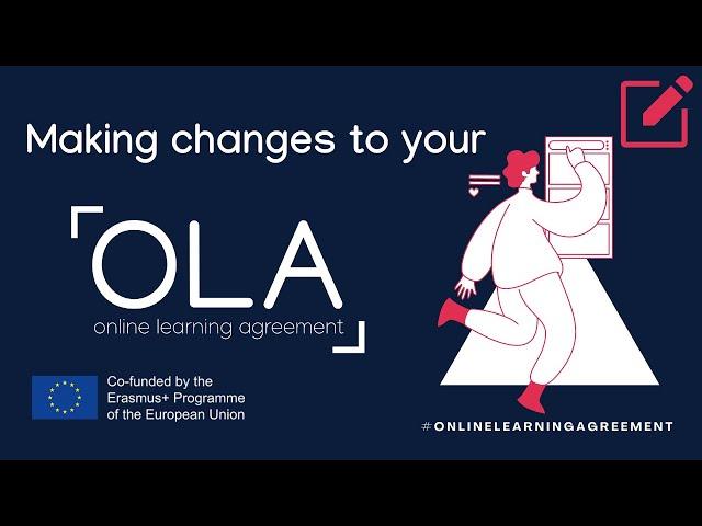 Making changes to your Online Learning Agreement