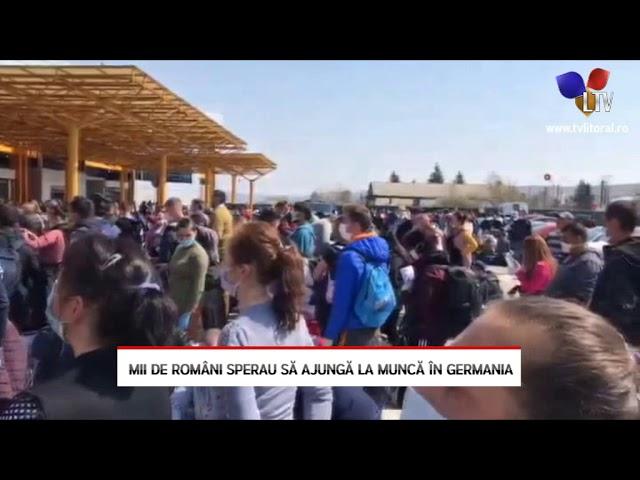 Mii de români sperau să ajungă la muncă în Germania - Litoral TV