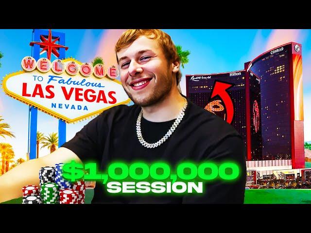 I Risked $1,000,000 on a Rooftop Blackjack Session at Resorts World Las Vegas!