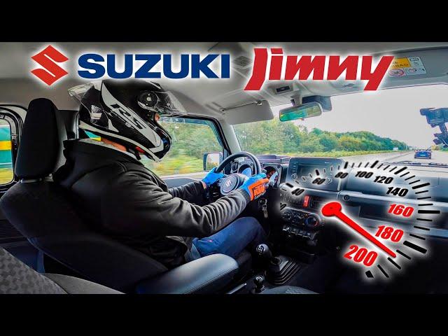 NEW SUZUKI JIMNY 2023 TOP SPEED TEST * Scary *