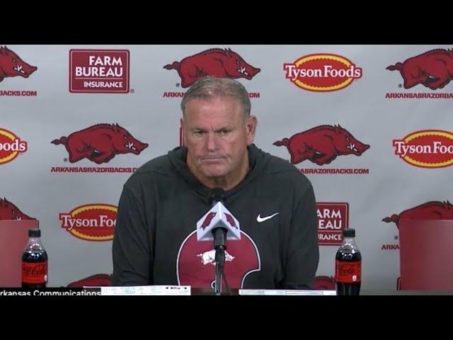 Sam Pittman Press Conference - Arkansas vs. LSU Preview