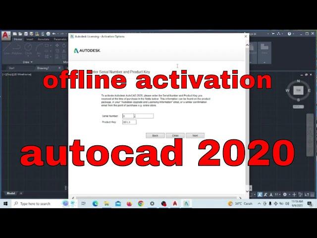 Offline Activation Autocad 2020