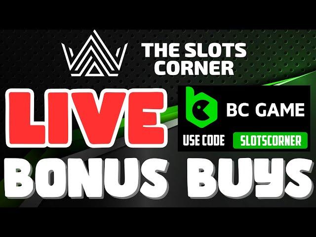 TUESDAY AM LIVE BONUS BUY SESSION ON BC GAME -  SUBSCRIBE TO THE SLOTS CORNER - Online Slots Stream