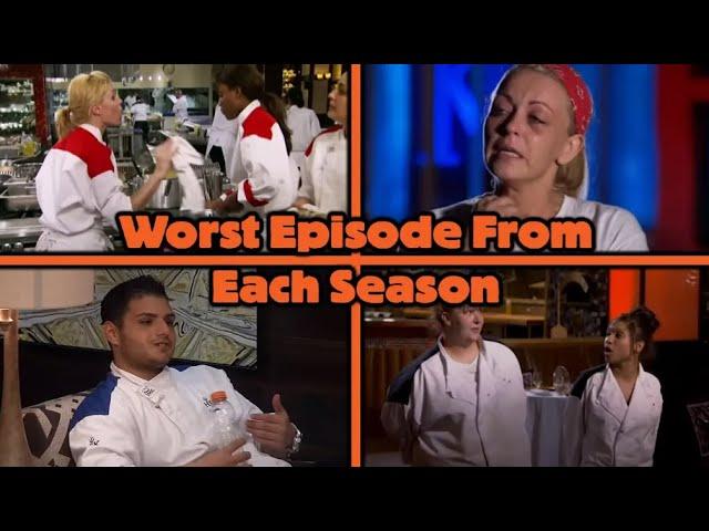 The WORST Episode From Each Hell's Kitchen Season