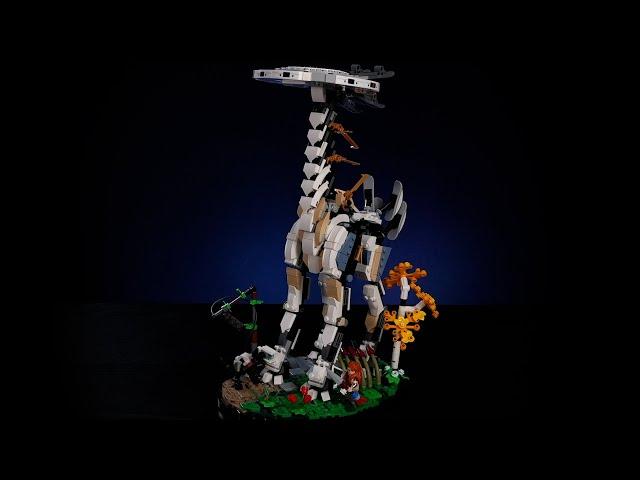 Building the LEGO Horizon Tallneck - timelapse! #Shorts