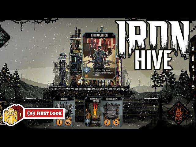 Iron Hive Post-Apocalyptic City-Building Game with Deck-Building Mechanics