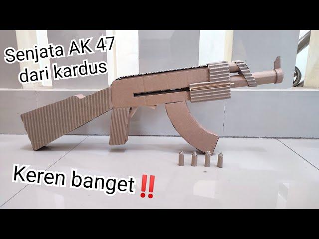 Keren‼️Membuat Senjata AK 47 bisa nembak peluru dari kardus - Devara TV