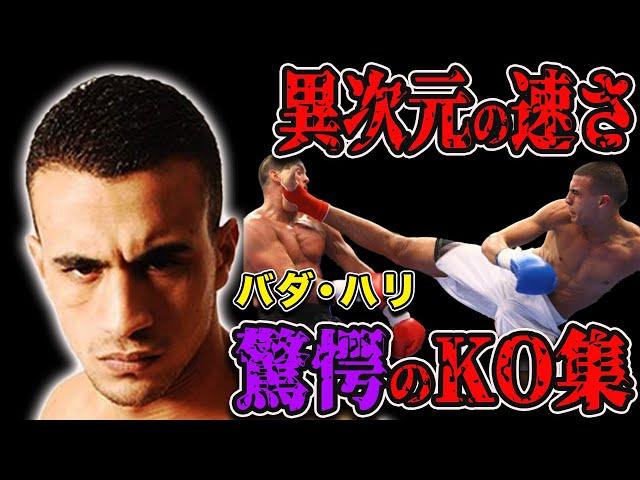 【衝撃】バダ・ハリ秒殺KO連発！ヘビー級最速ファイターの圧巻のパフォーマンス【K-1／格闘技】