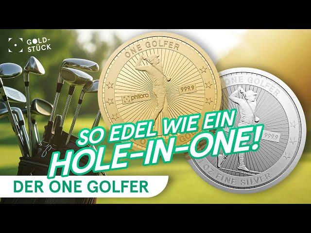 Edel, selten und wertvoll: Das ist der philoro ONE GOLFER | philoro GOLDSTÜCK