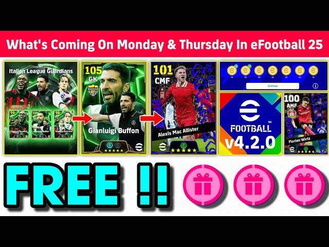 What Is Coming On Monday & Next Thursday In eFootball 2025 Mobile !! Free Epics & Free Coins 