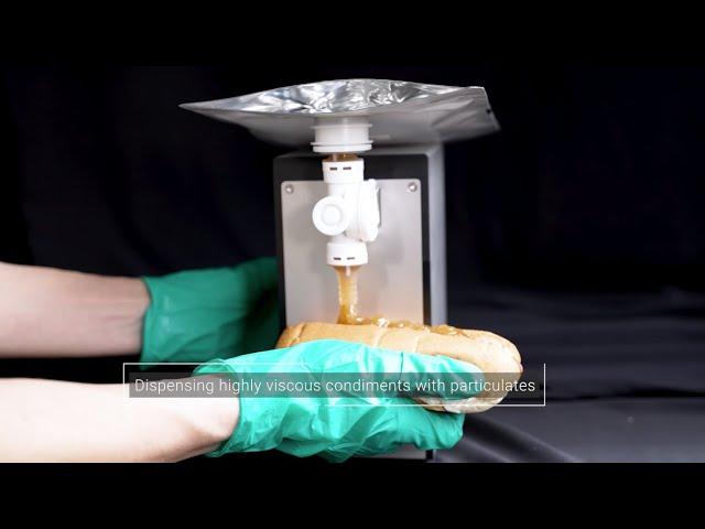 Quantex Pumps Dispense Viscous Relish Condiment