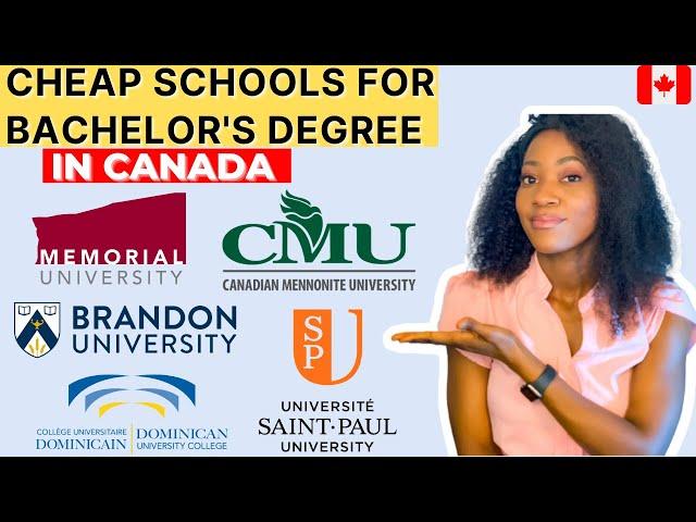 5 CHEAP UNIVERSITIES IN CANADA FOR INTERNATIONAL STUDENTS | BACHELOR'S DEGREE | STUDY IN CANADA 2022