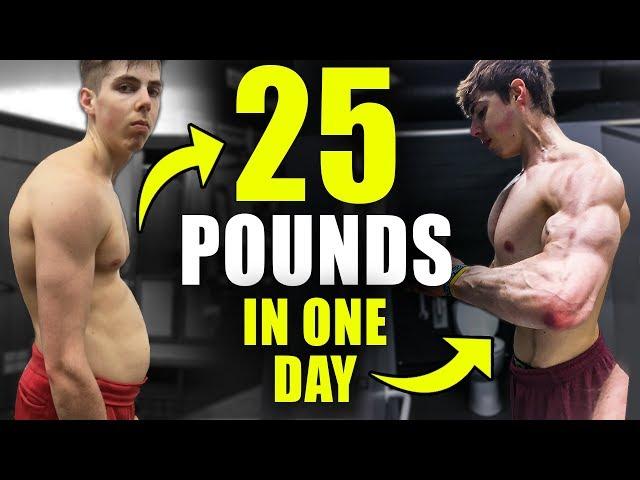 I Lost 25lbs in ONE DAY! | How to lose weight FAST