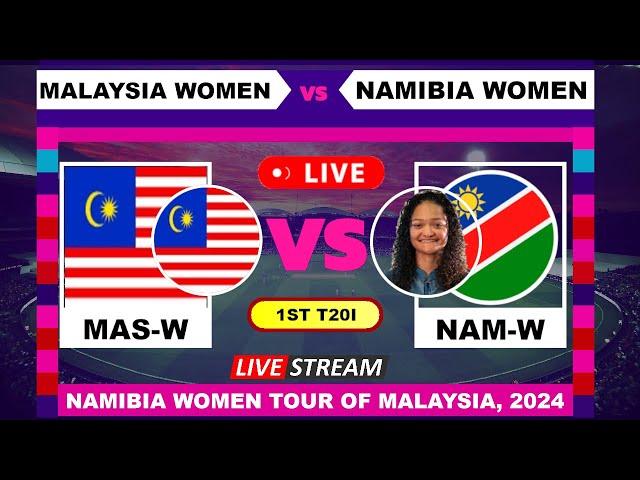 Malaysia Women vs Namibia Women T20 Live Cricket | Namibia Women tour of Malaysia English Commentary