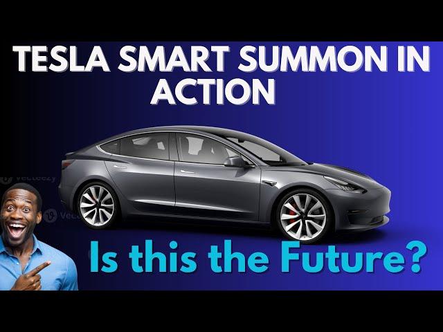 TESLA Actually Smart Summon in Action UK: The Future of Driving? UK approved!