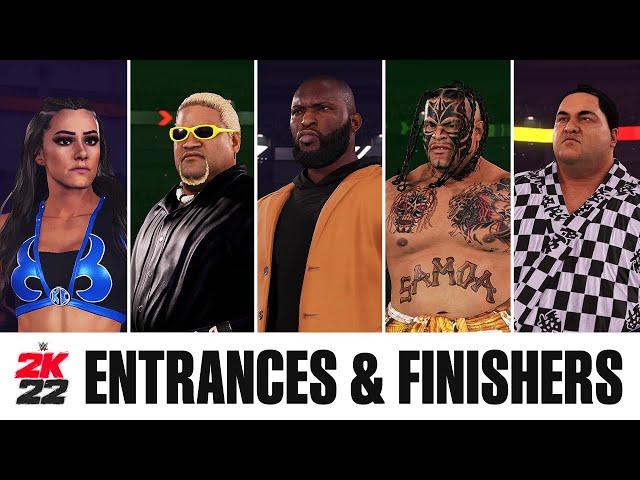 WWE 2K22 Banzai DLC Pack: All Entrances, Signatures, Finishers & Victory Motions! (WWE 2K22 DLC)