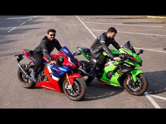 206 BHP ZX 10R VS 218HP CBR 100RR R | Hell of a Ride!!