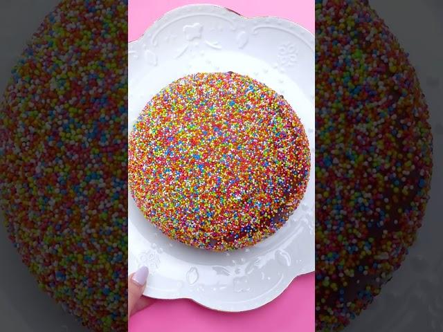 So Yummy Sprinkles Chocolate Cake #Shorts