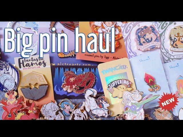 Pin haul (Enamel pin collection)