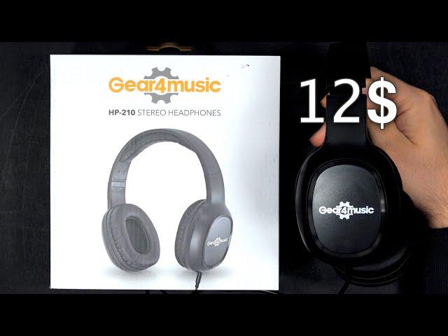 Gear4music HP-210 Stereo Headphones - Unboxing & First Look