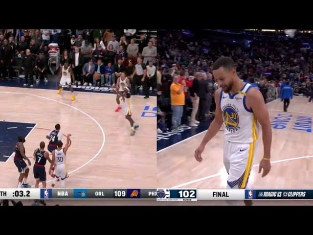 Steph Curry so sad after teammates f*** it up while he got triple teamed 