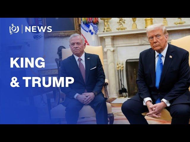 LIVE | King Abdullah, Trump talk to press about meeting