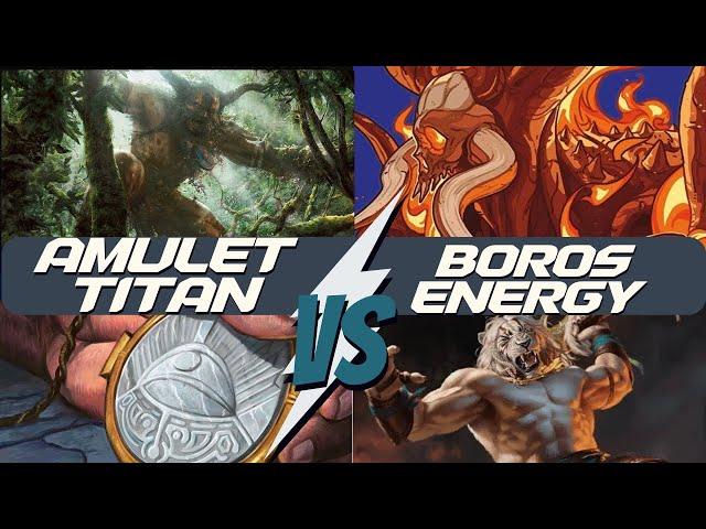 Amulet Titan vs Boros Energy | Modern Paper Gameplay