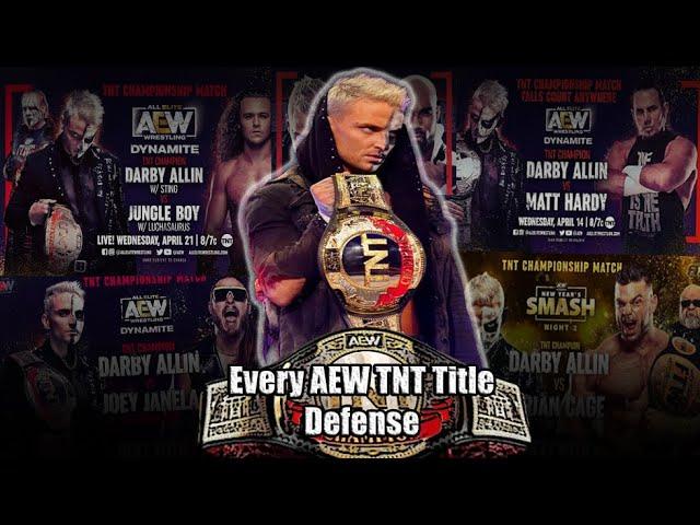 Darby Allin || Every AEW TNT Title Defense