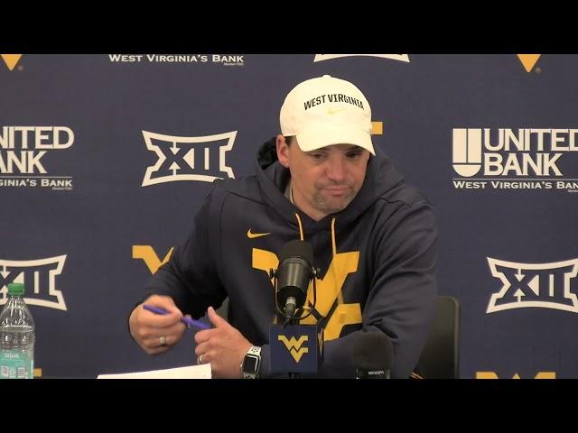 WVU Football Neal Brown Press Conference 11/25/24