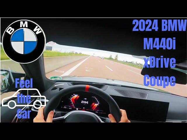 2024 BMW M440i xDrive Coupe 374 HP | POV Autobahn Drive