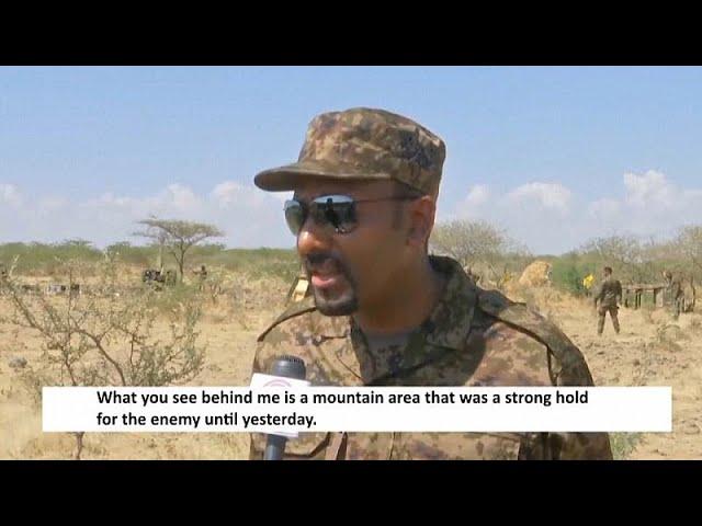 Video: Ethiopia's Abiy Ahmed at 'battlefield' front to fight rebels